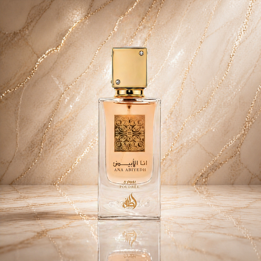 Ana Abiyedh Poudrée – Lattafa – Eau de Parfum 60ml
