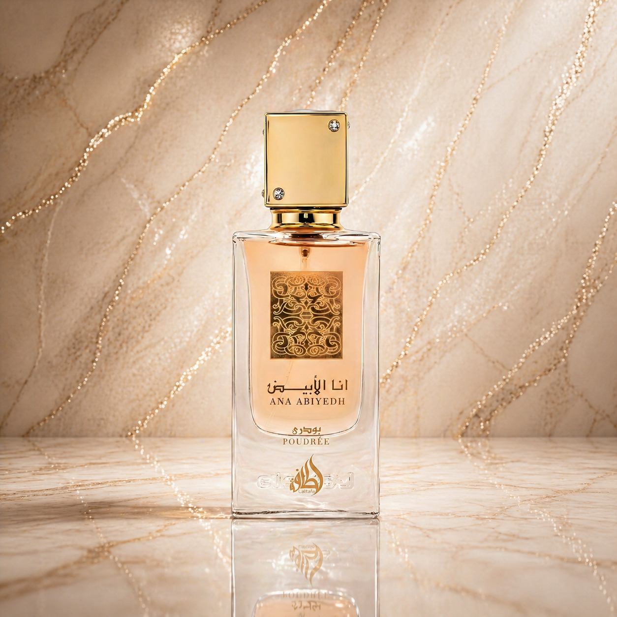 Ana Abiyedh Poudrée – Lattafa – Eau de Parfum 60ml