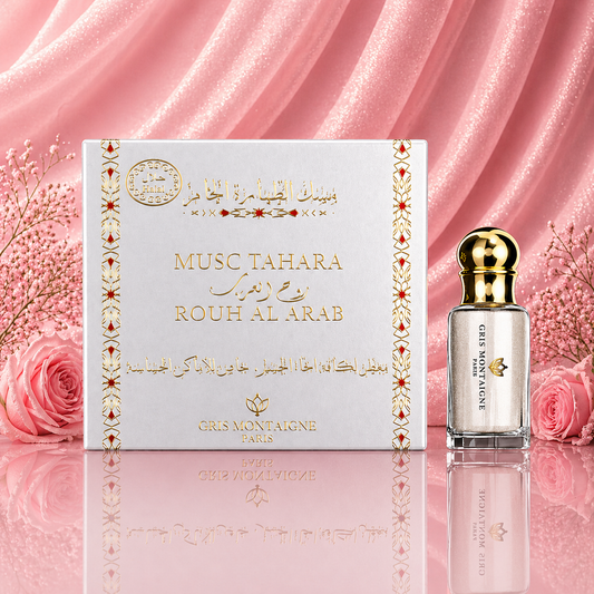 Musc Tahara – ROUH AL ARAB – Gris Montaigne 12ml